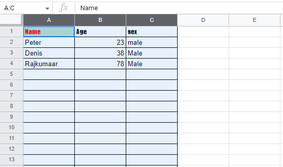 How do you add a cell border in Google Sheets-4