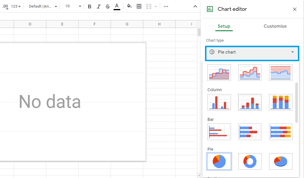 add charts to Google Sheets5