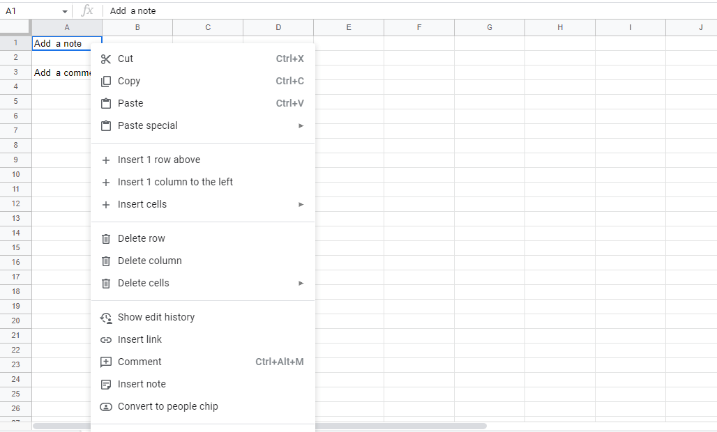 How To Add Additional Comments And Notes On Google Sheets 