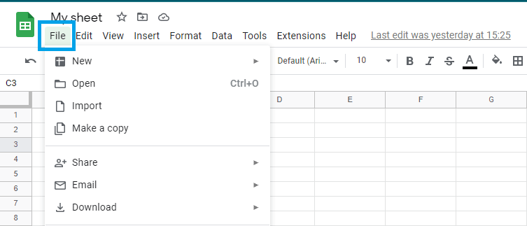 How to delete a sheet in Google Sheet