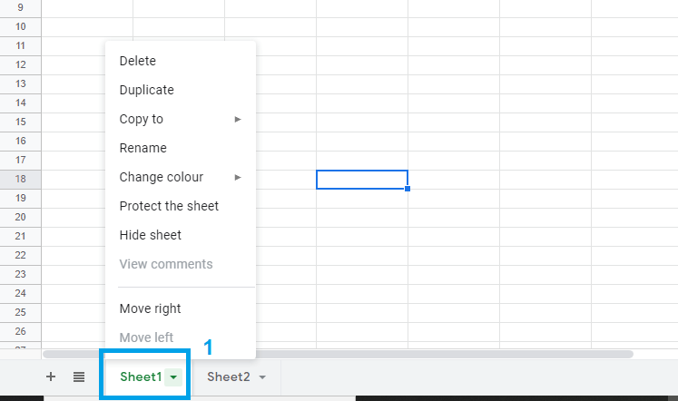 How to delete a sheet in Google Sheet 4