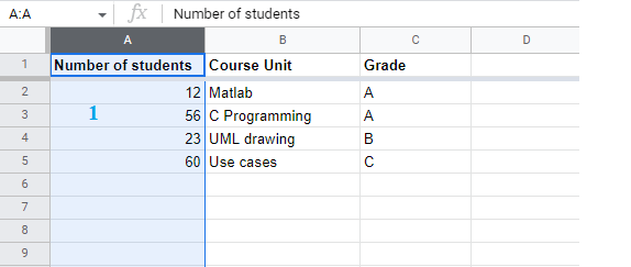 How do you freeze rows and columns in Google Sheets-5