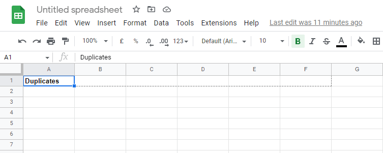 How to insert data using the fill handle the feature in Google Sheets-3