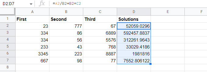 Modify an existing formula in Google Sheets3