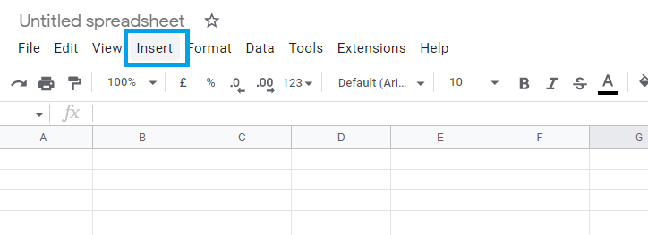 insert a pivot table into a Google Sheet2