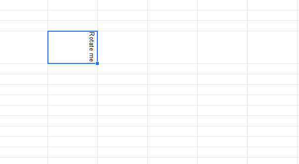 How to rotate text in Google Sheets4
