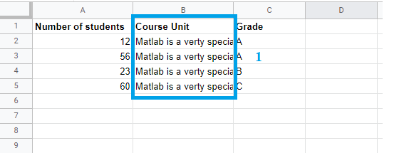 How to wrap text and merge cells in Google Sheets